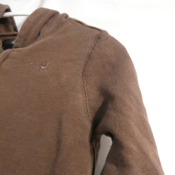 Retro OLD NAVY | 3T | Brown Hooded Zip-Up Sweatshirt Jacket | NWOT - Picture 6 of 16
